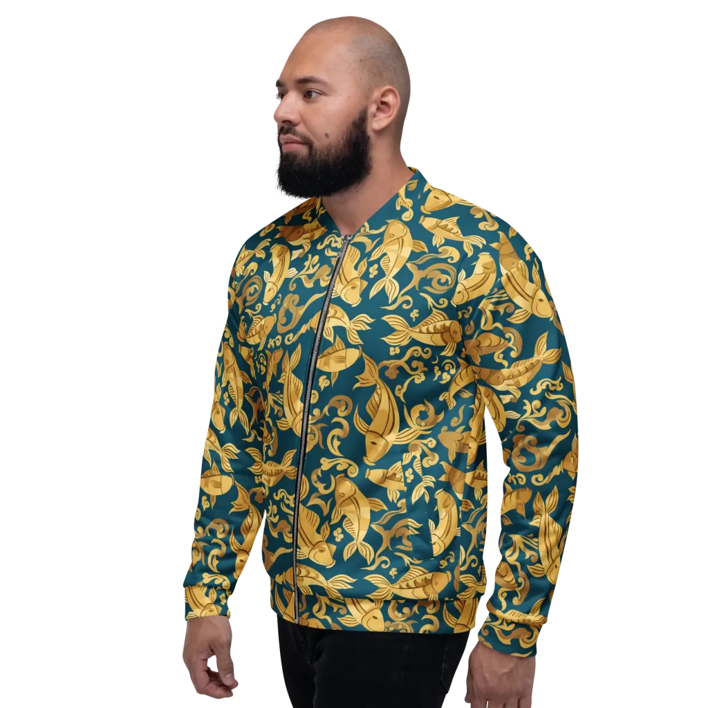 Golden Pond on Bomber Jacket — Left