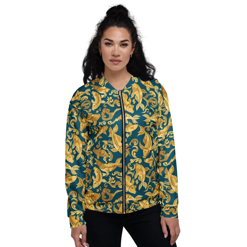 Golden Pond on Bomber Jacket — Front