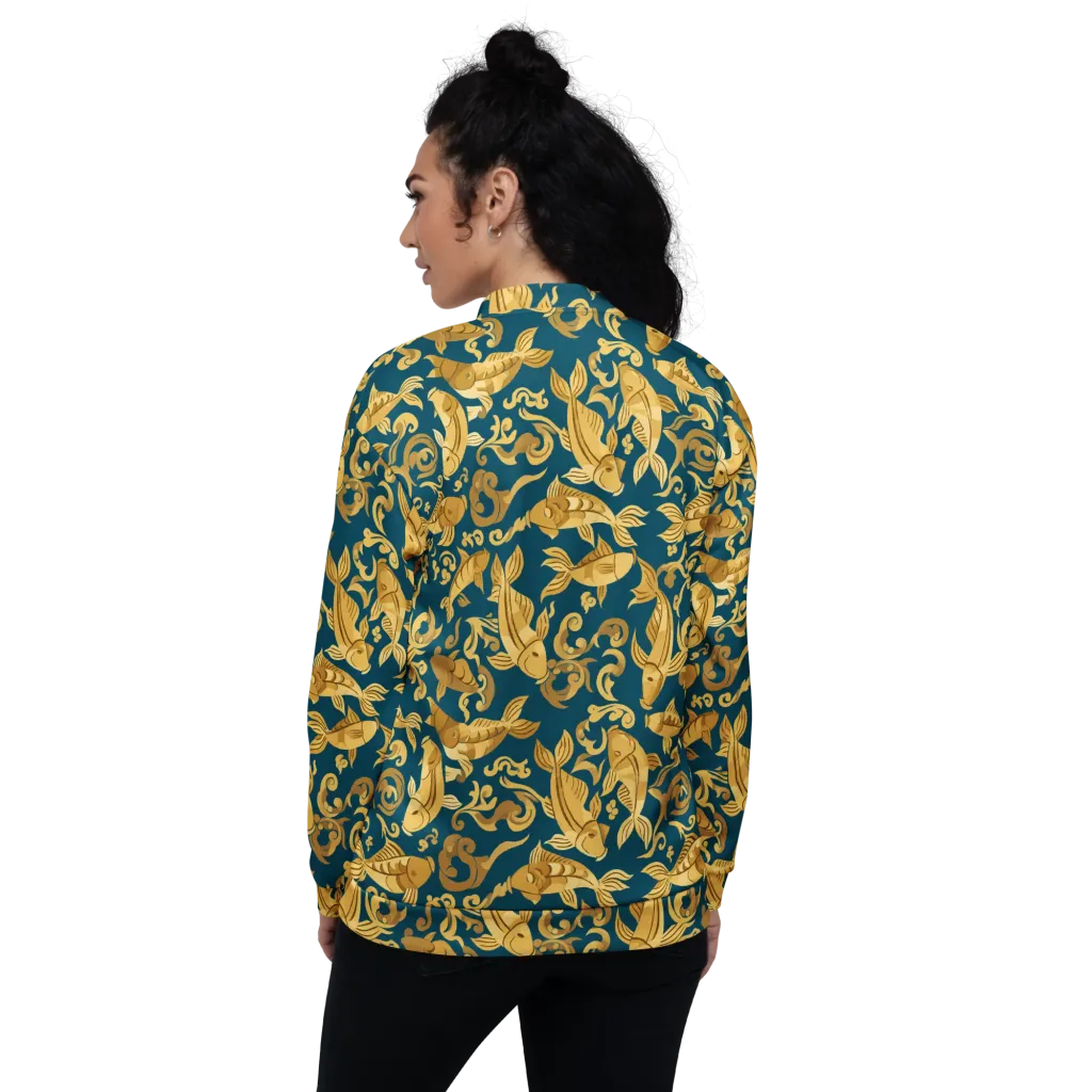 Golden Pond on Bomber Jacket — Back