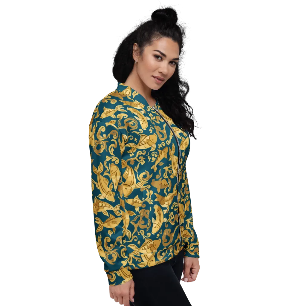 Golden Pond on Bomber Jacket — Right