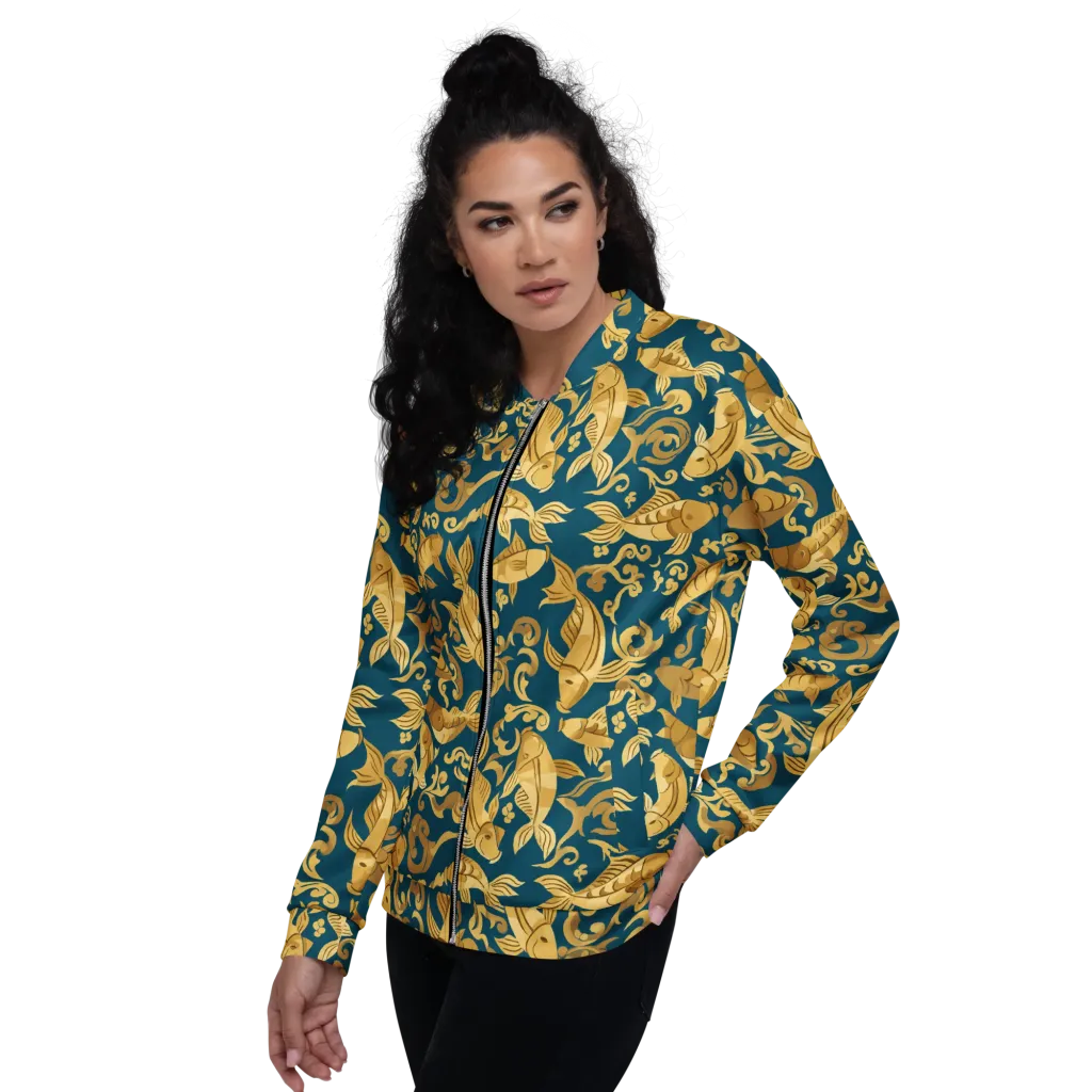 Golden Pond on Bomber Jacket — Left