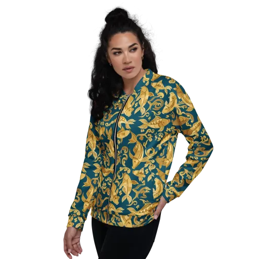 Golden Pond on a Bomber Jacket