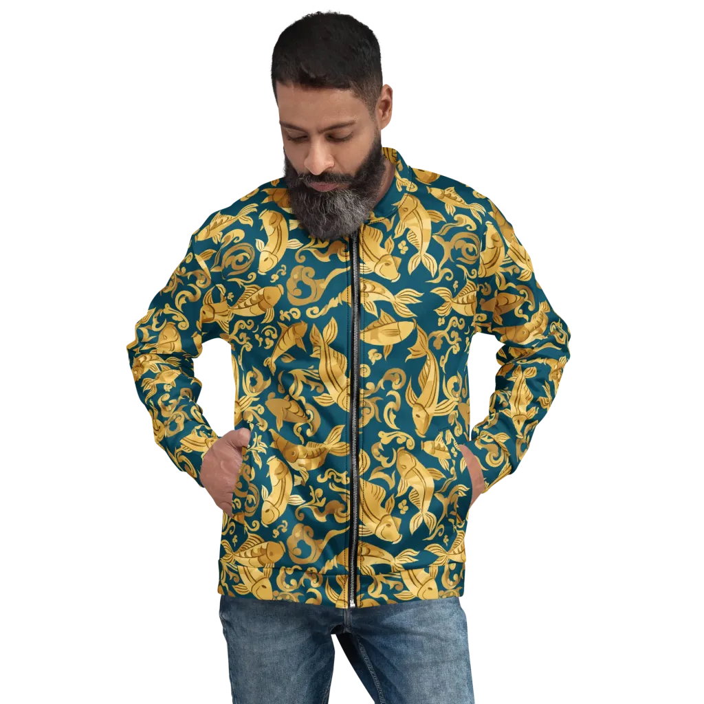 Golden Pond on Bomber Jacket — Front