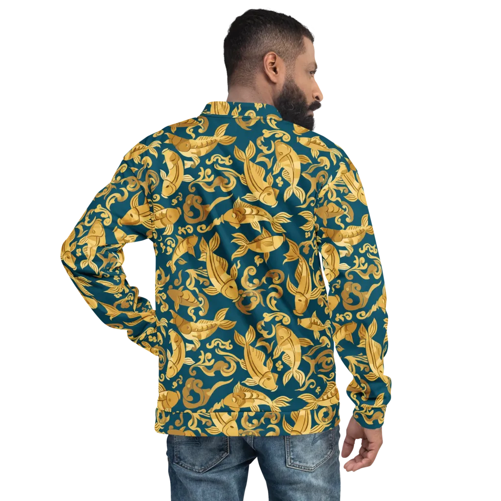 Golden Pond on Bomber Jacket — Back