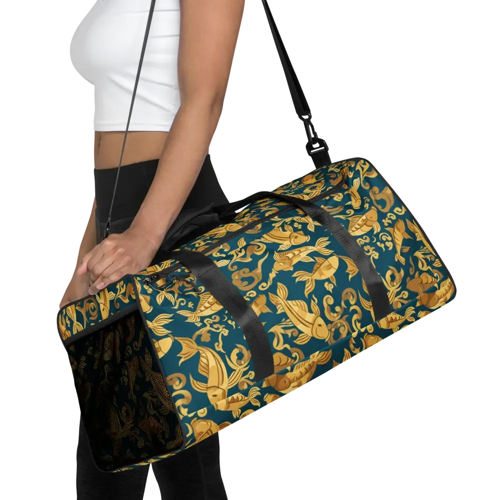 Golden Pond on Duffle Bag — Front