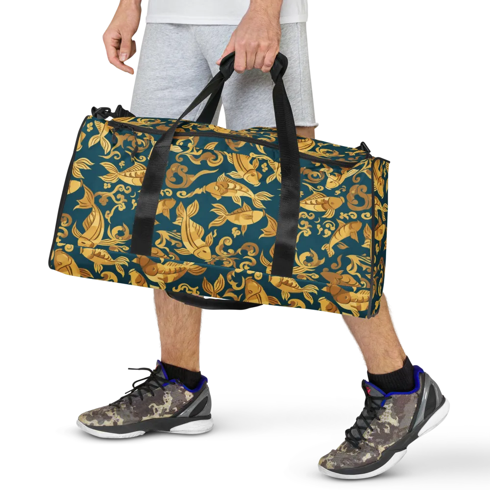 Golden Pond on Duffle Bag — Front