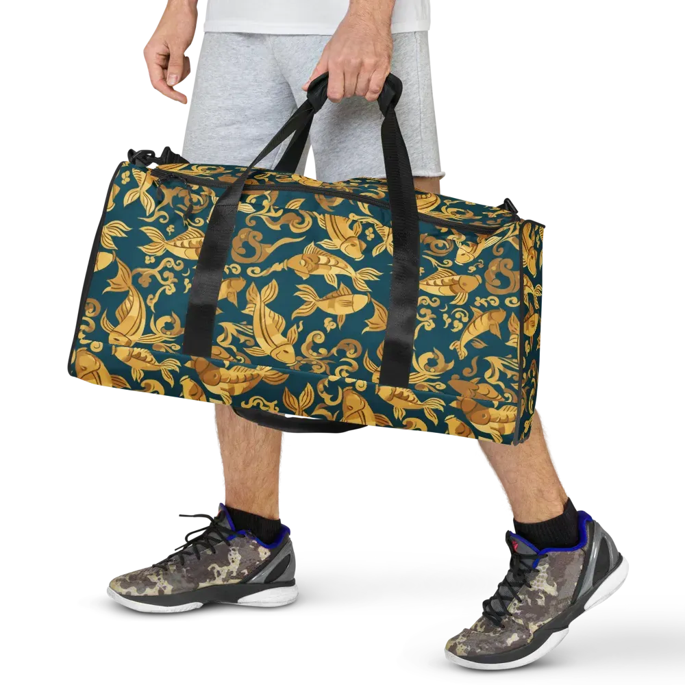 Golden Pond on Duffle Bag — Front
