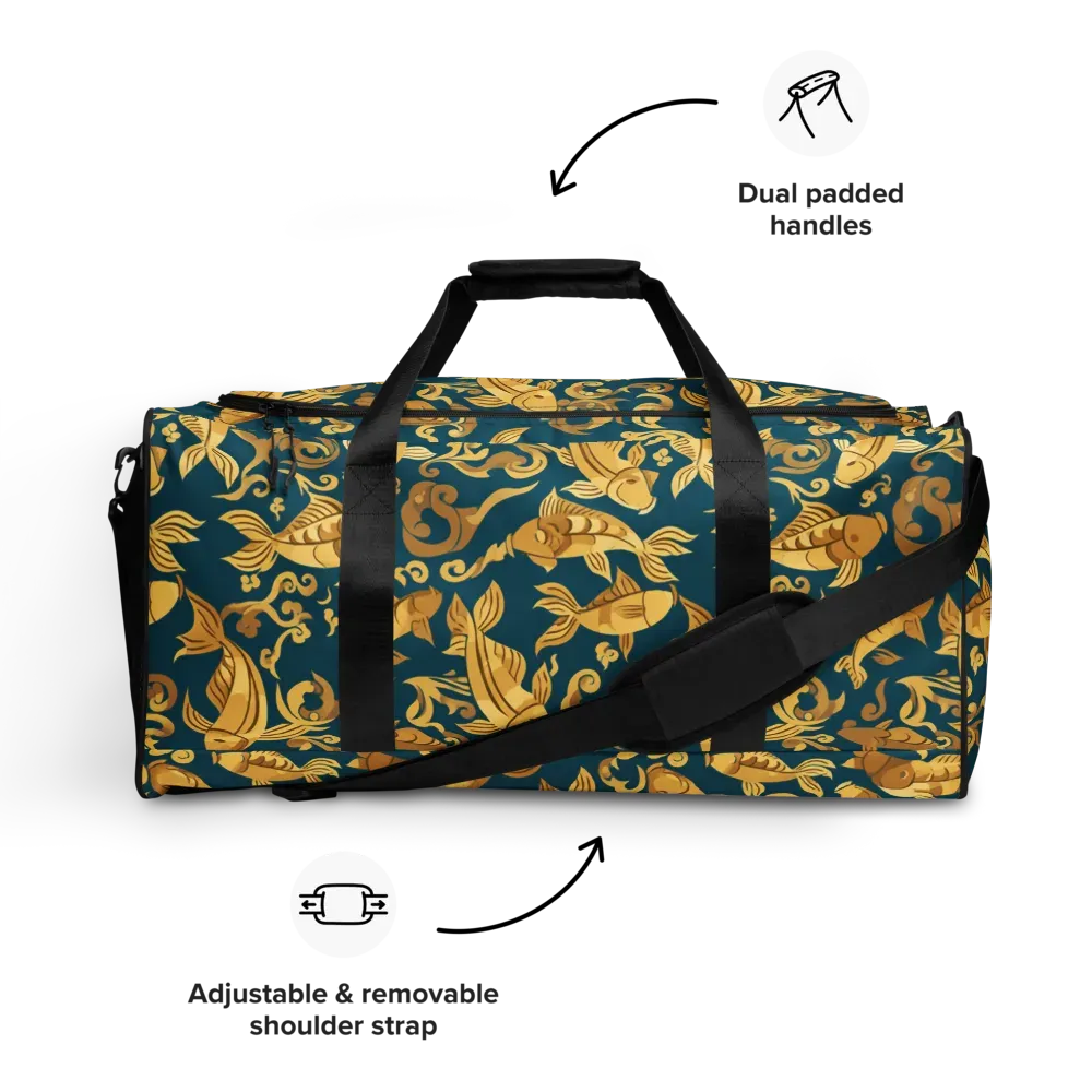 Golden Pond on Duffle Bag — Front