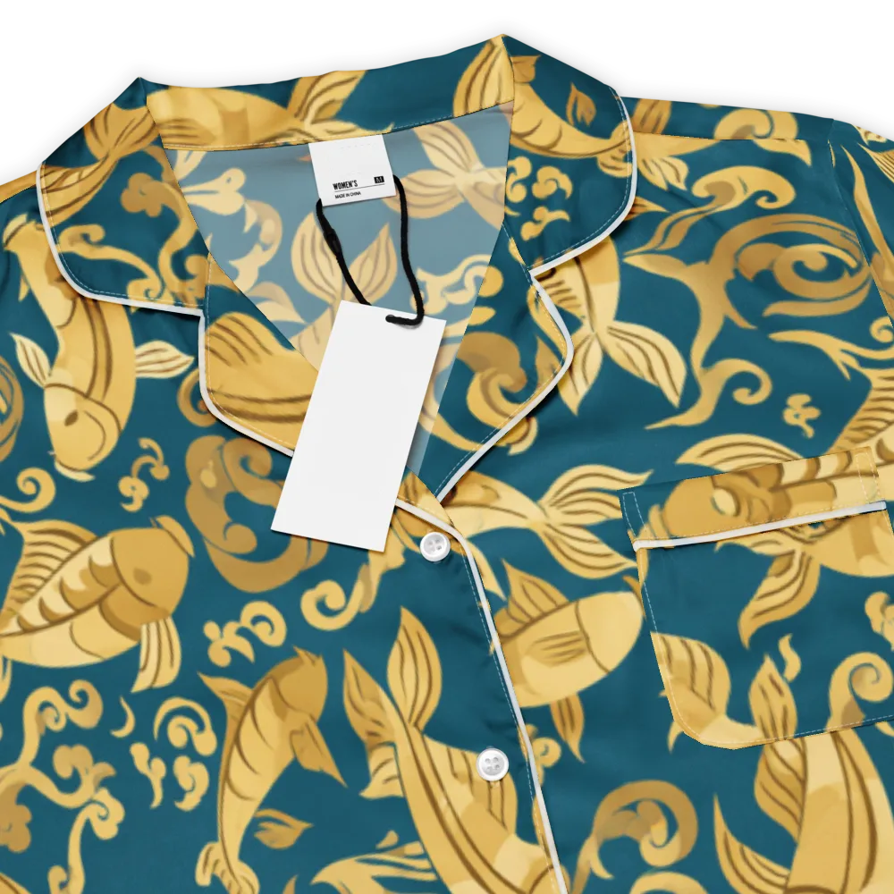 Golden Pond on Women's Short Sleeve Pajama Top — Product details