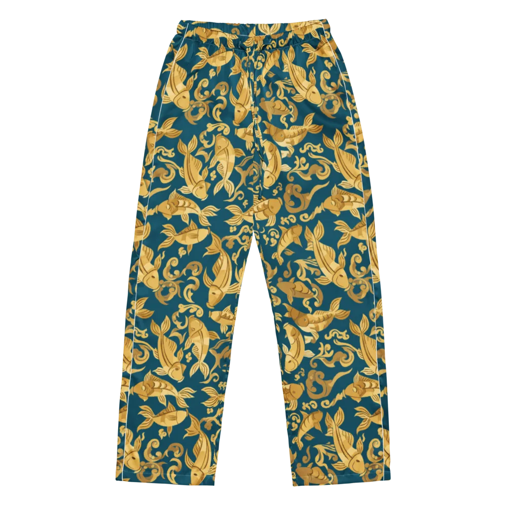 Golden Pond on Women's Pajama Pants — Front
