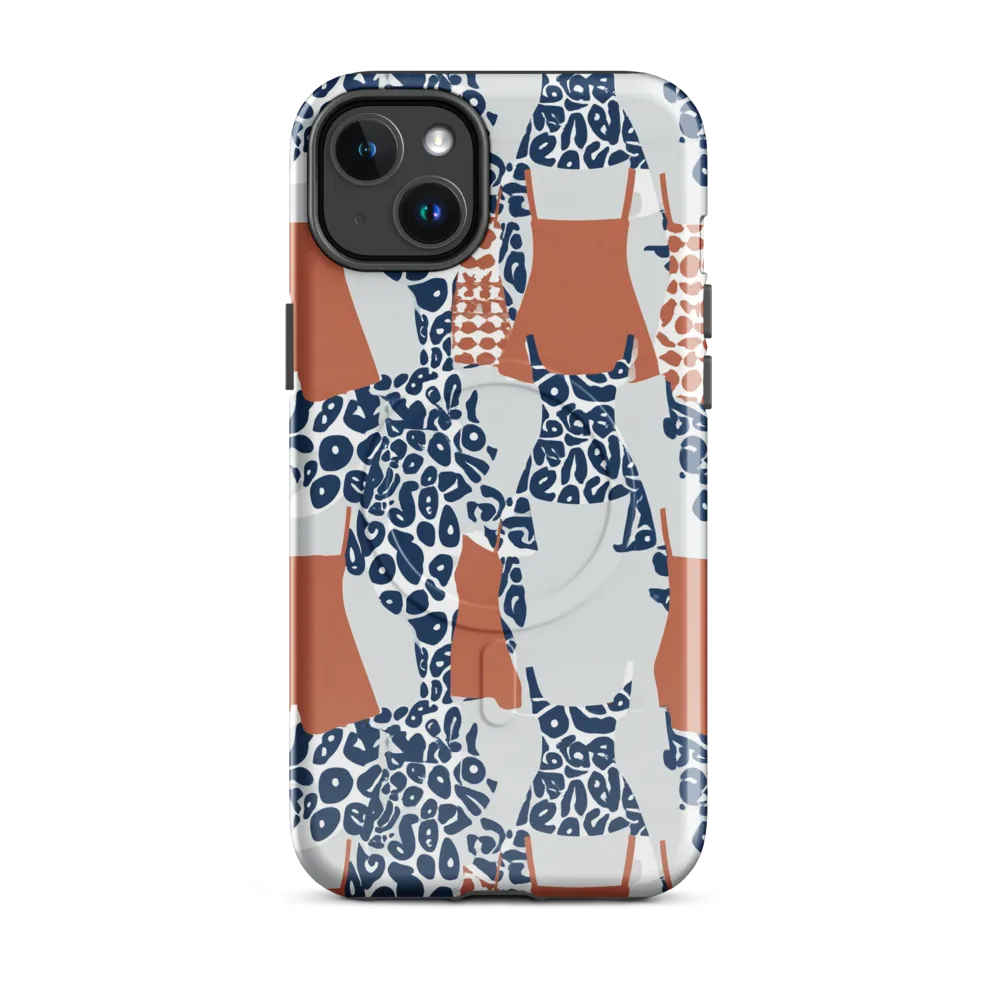 Indigo Apron on MagSafe Tough Case for iPhone® — Front