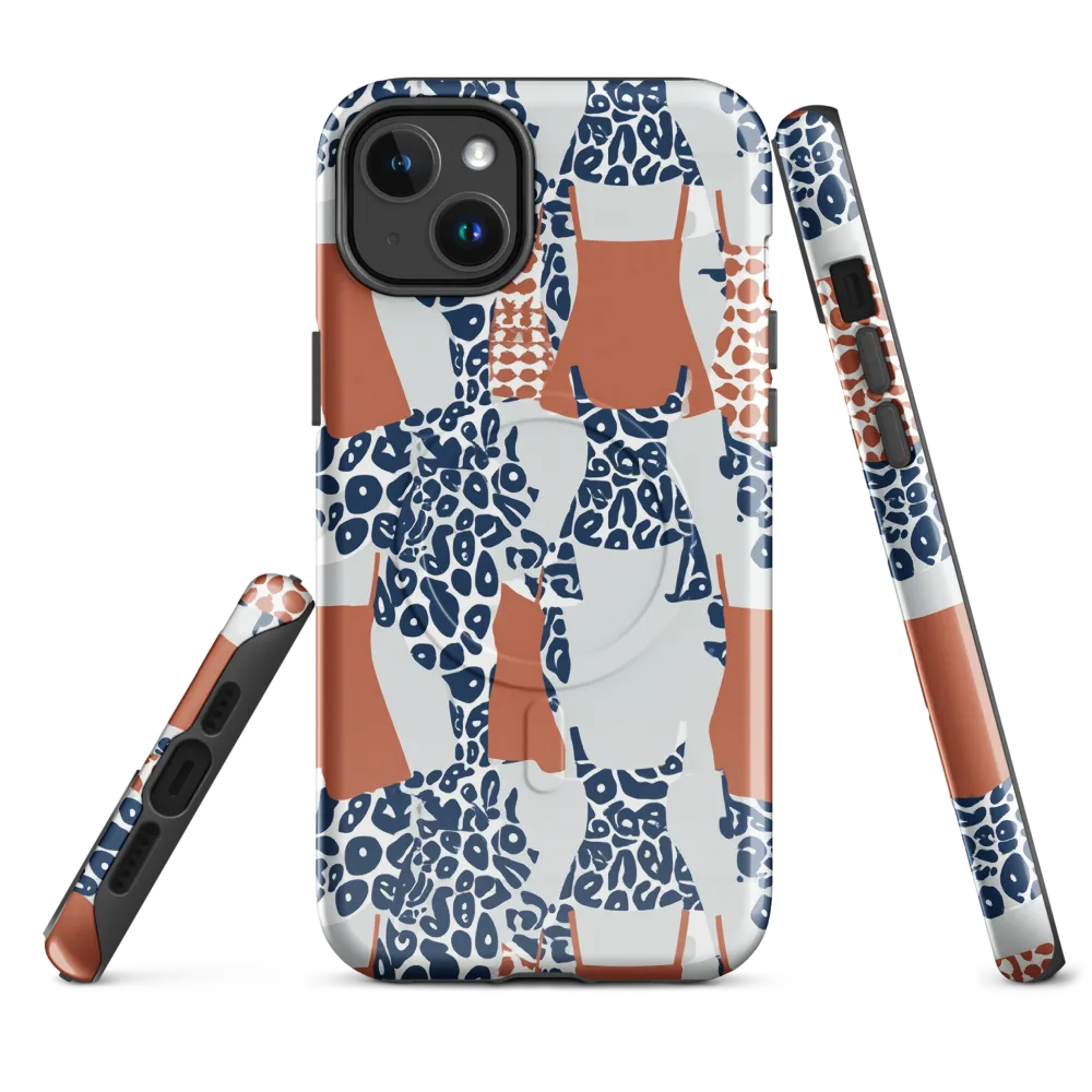 Indigo Apron on MagSafe Tough Case for iPhone® — Front