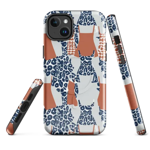 Indigo Apron on a MagSafe Tough Case for iPhone®
