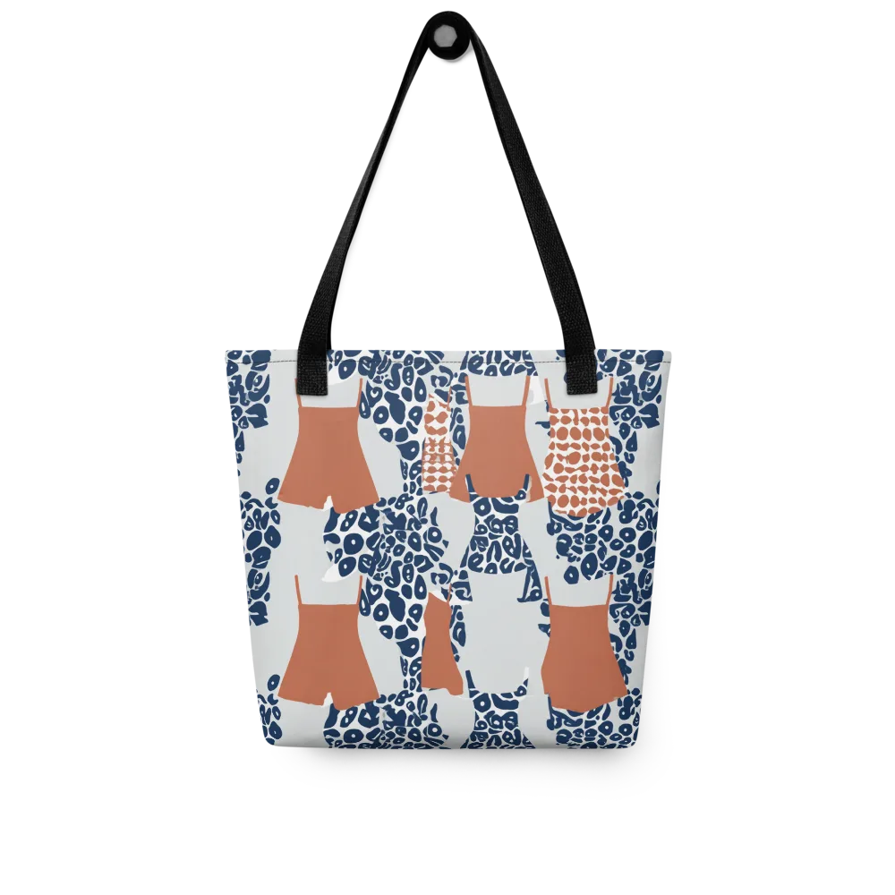 Indigo Apron on Tote Bag — Front