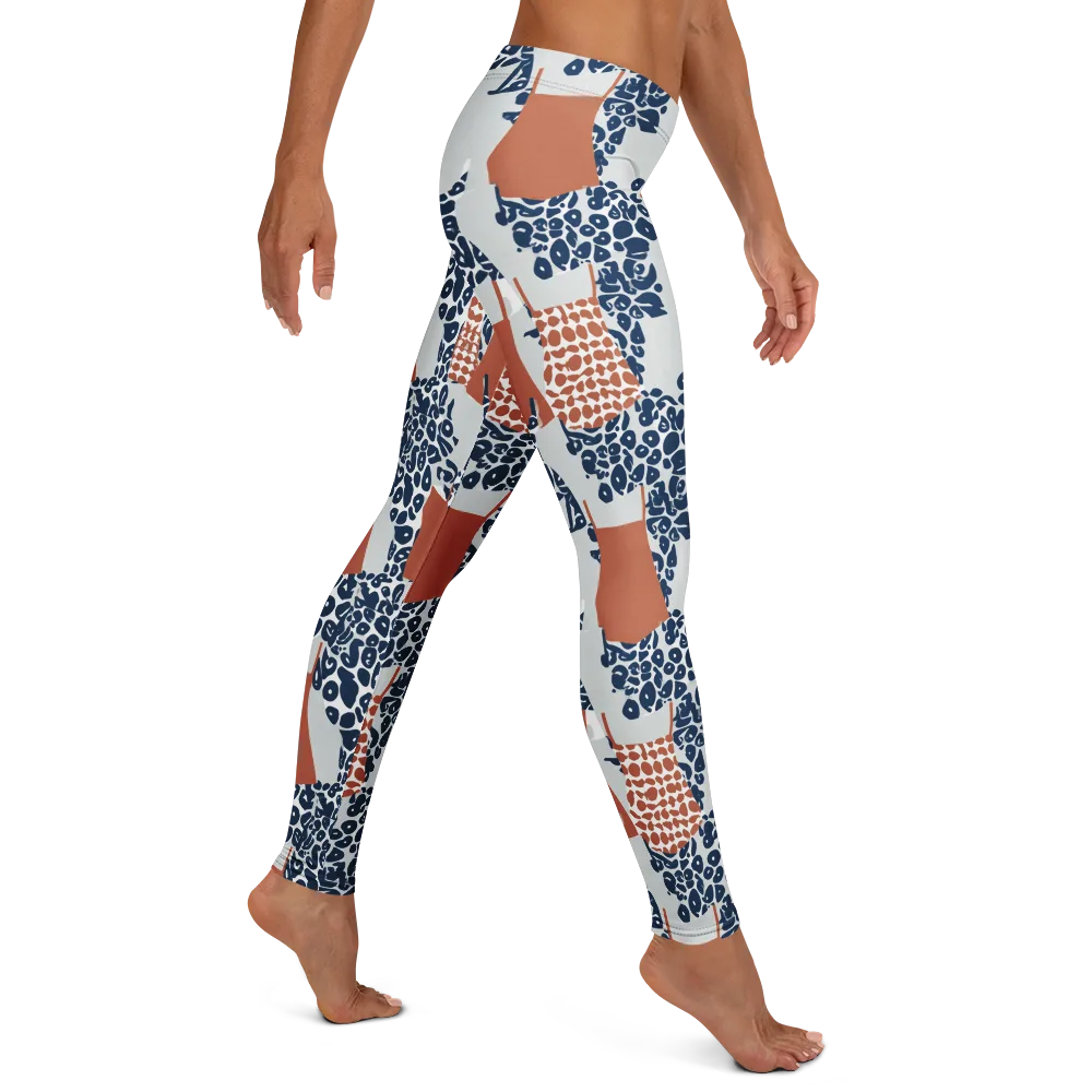 Indigo Apron on Leggings — Right