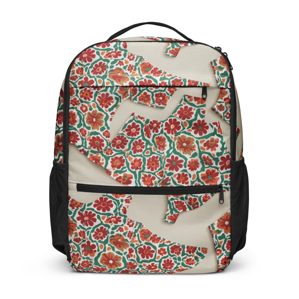 Carmine Garden on Utility Backpack — Front