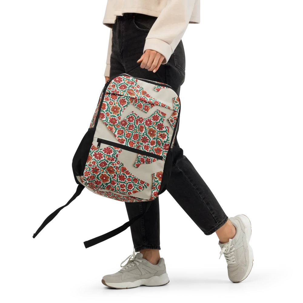 Carmine Garden on Utility Backpack — Front