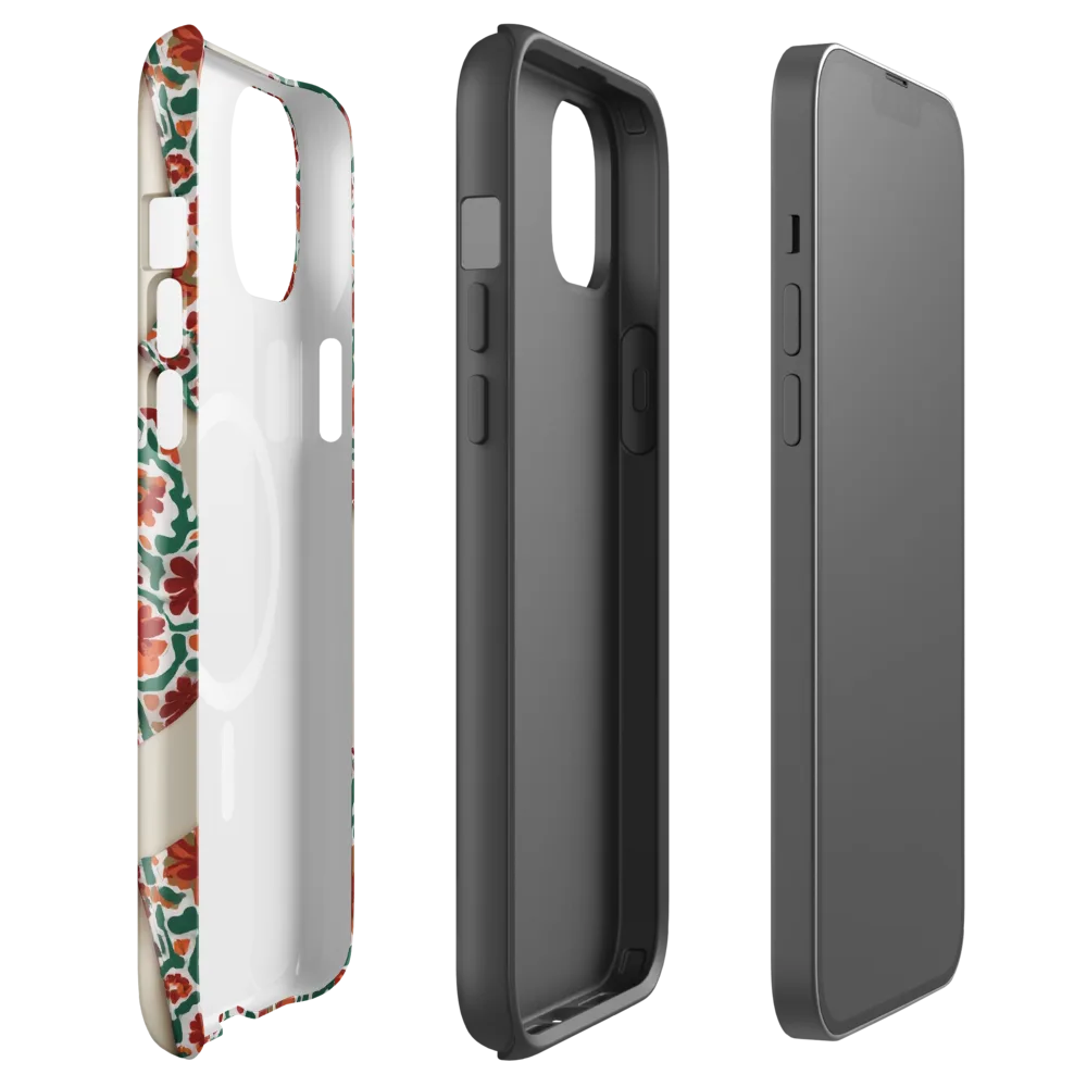 Carmine Garden on MagSafe Tough Case for iPhone® — Front