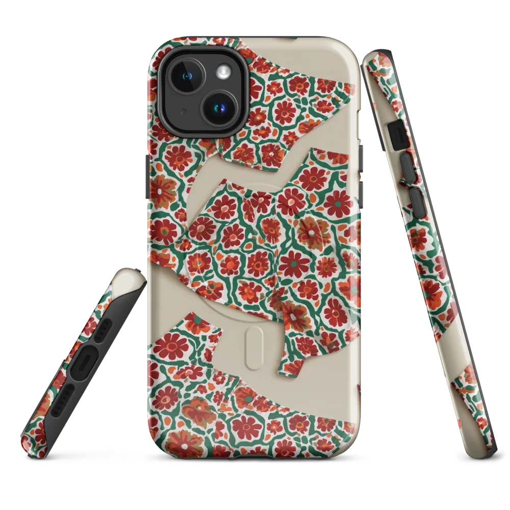 Carmine Garden on MagSafe Tough Case for iPhone® — Front