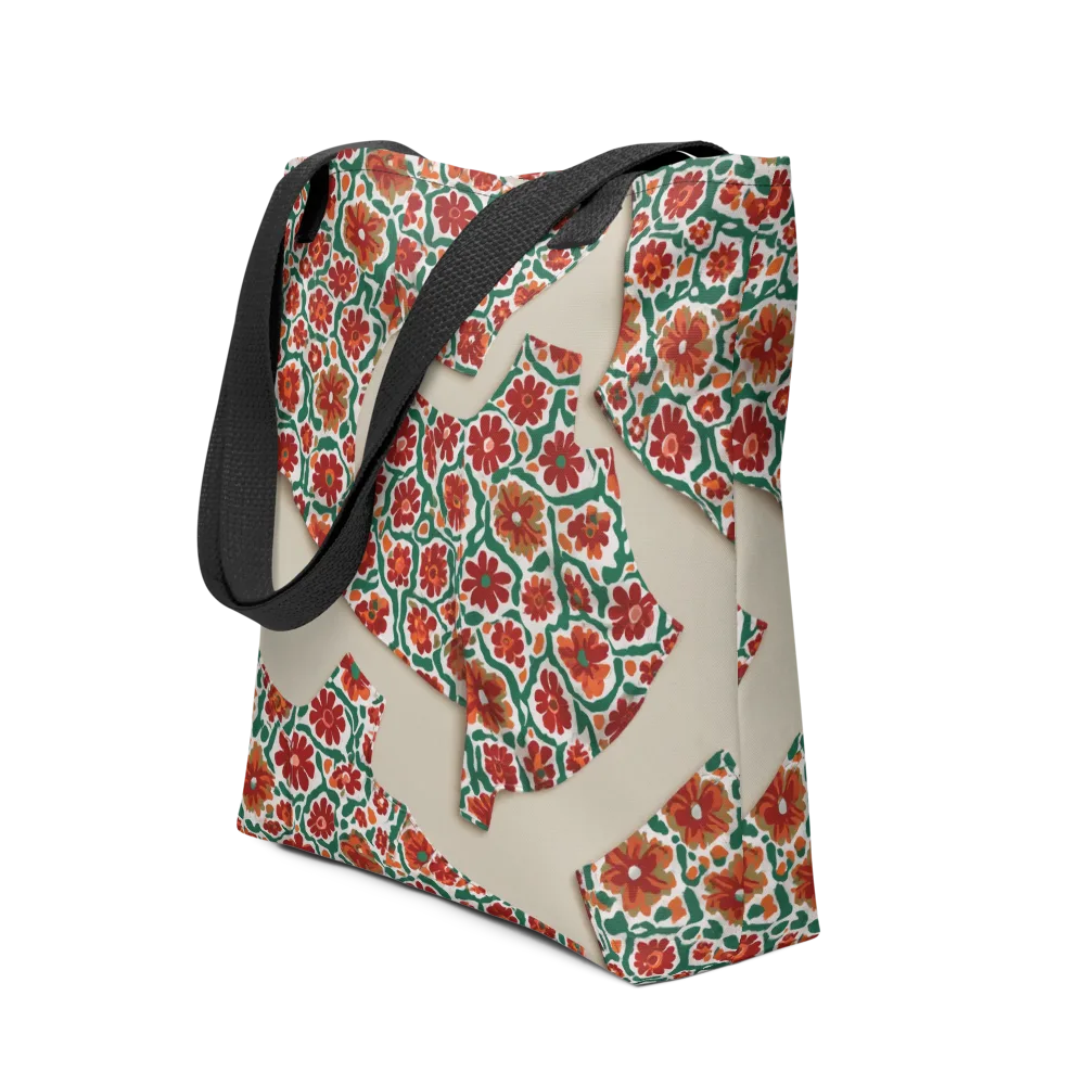 Carmine Garden on Tote Bag — Front