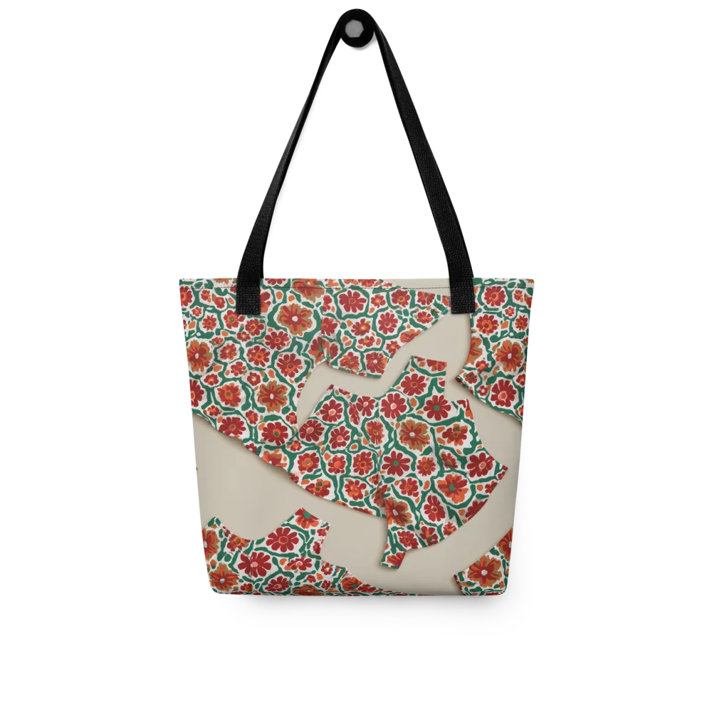 Carmine Garden on Tote Bag — Front
