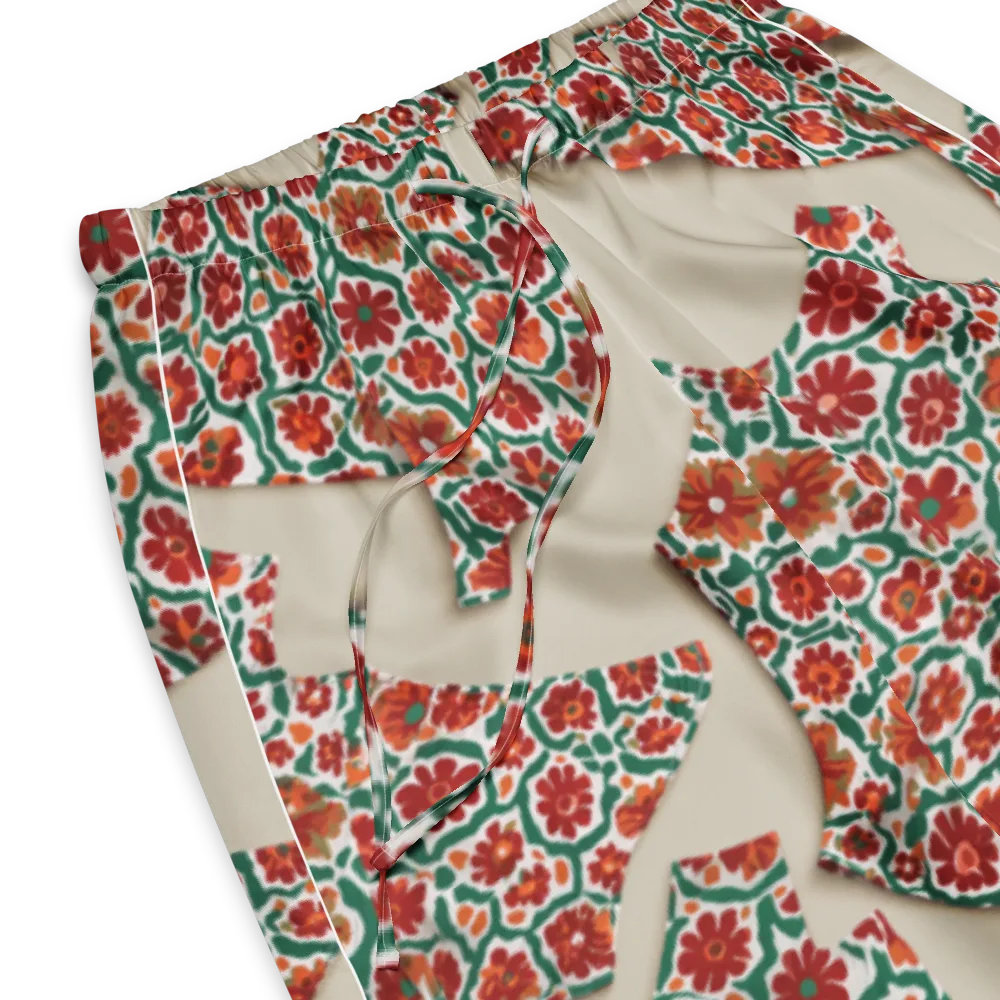 Carmine Garden on Women's Pajama Pants — Product details
