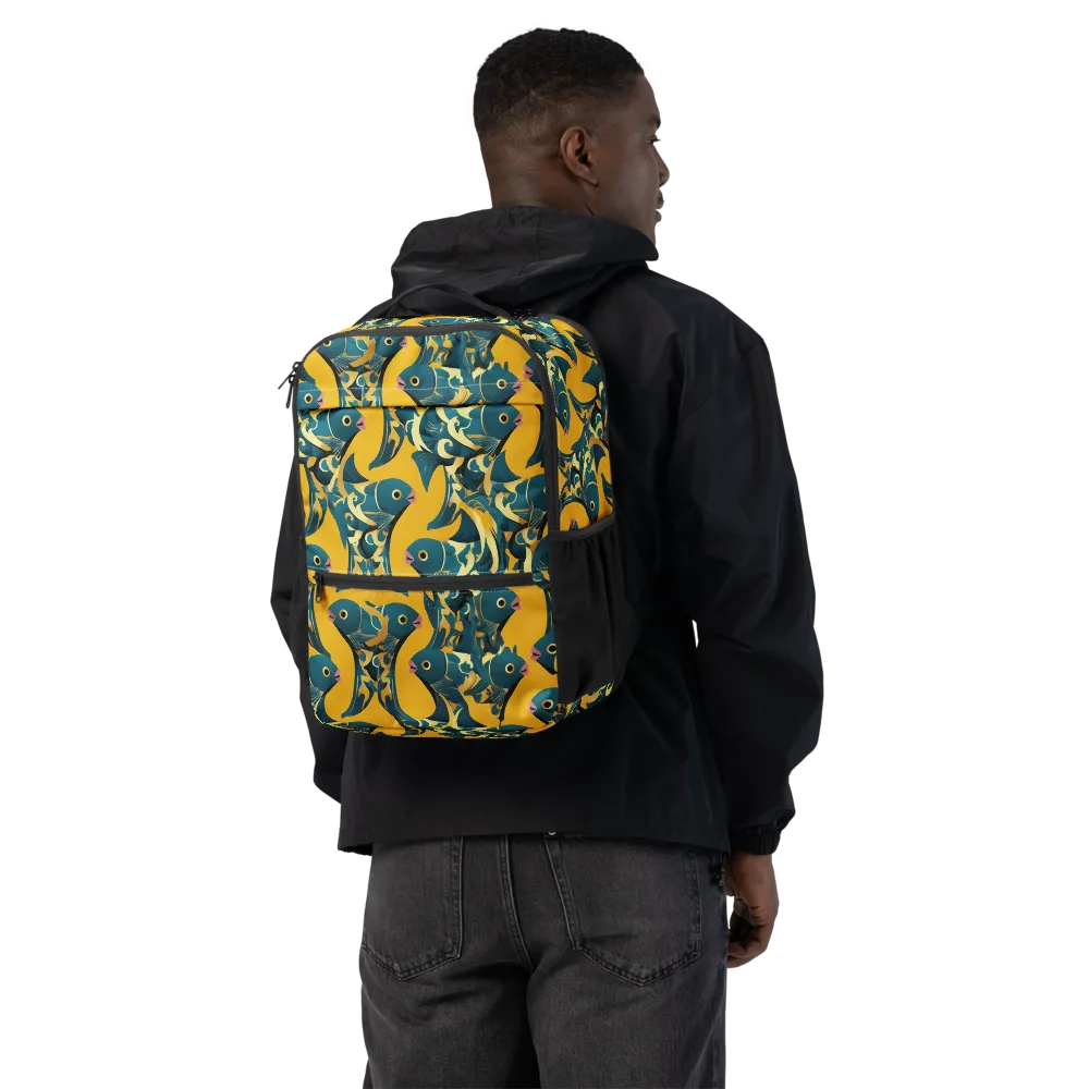 Canary Current on Utility Backpack — Back
