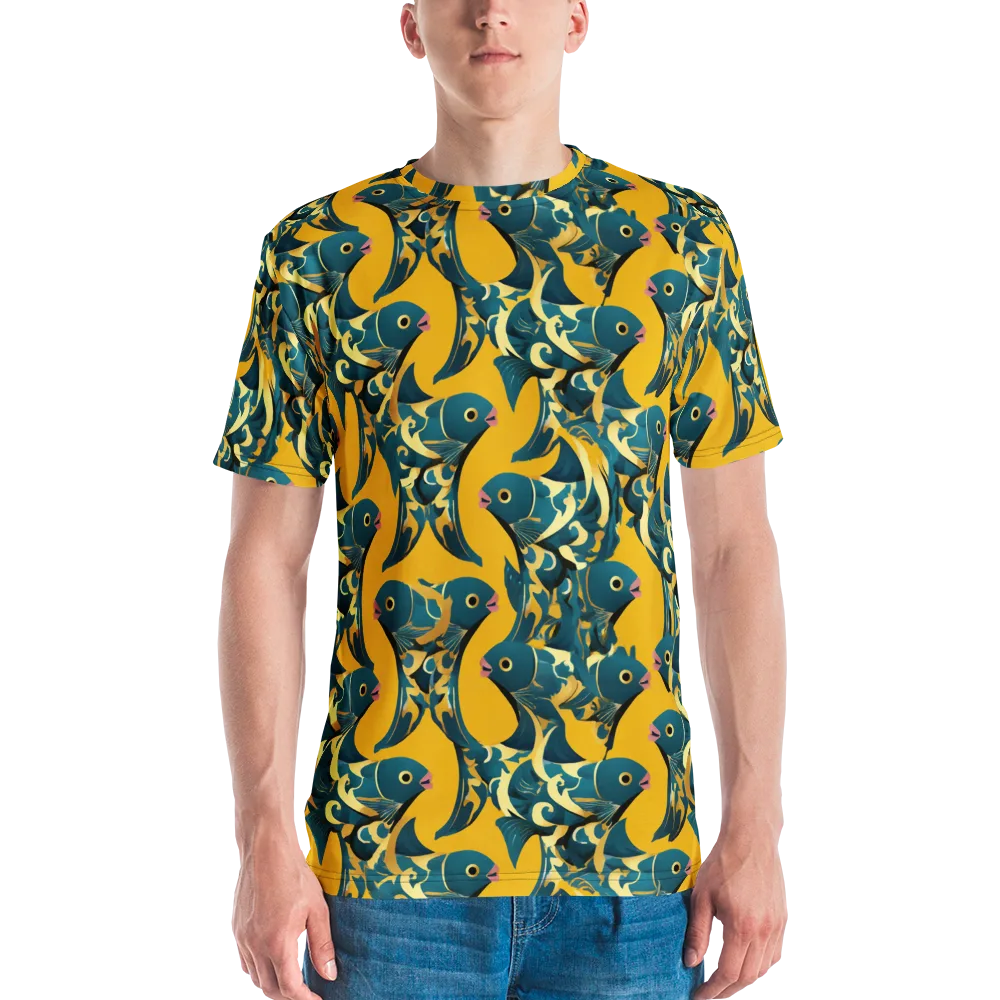 Canary Current on Men's Crew Neck T-Shirt — Front