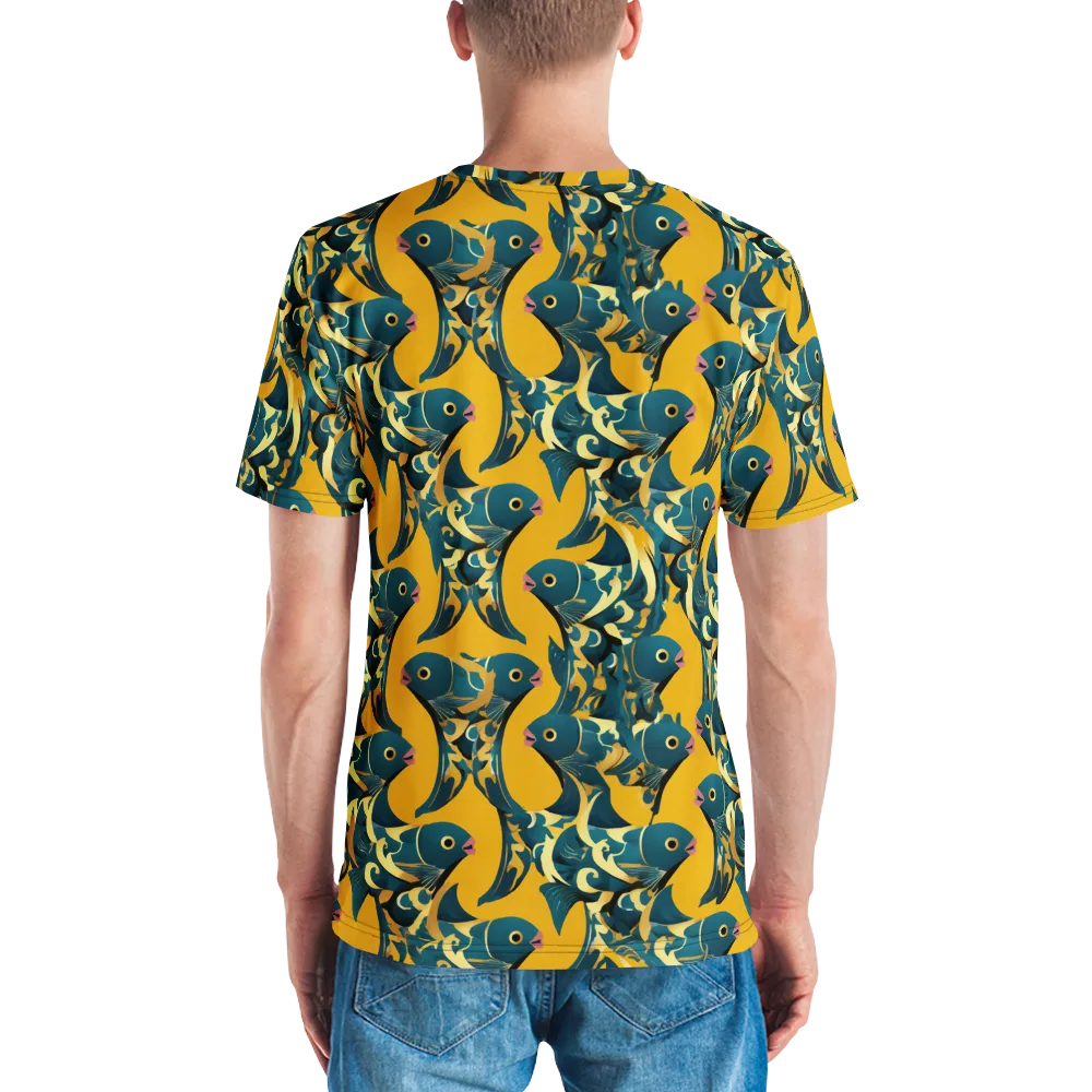 Canary Current on Men's Crew Neck T-Shirt — Back