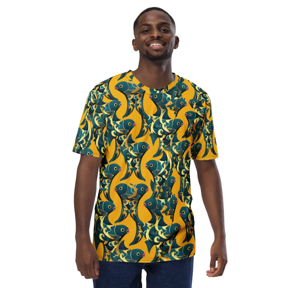 Canary Current on Men's Crew Neck T-Shirt — Front