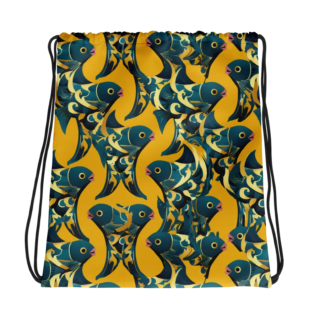 Canary Current on Drawstring Bag — Photo