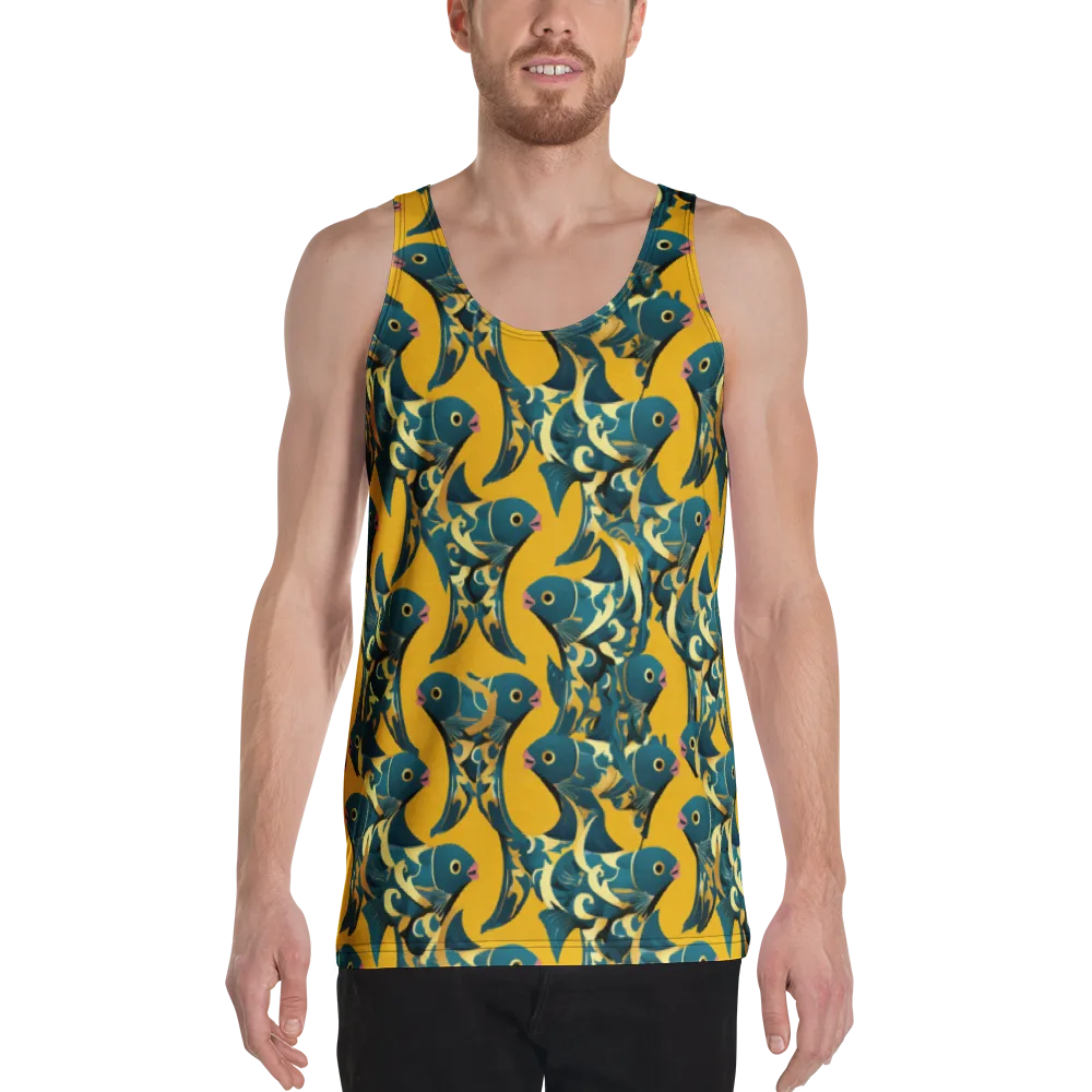 Canary Current on Men's Tank Top — Front