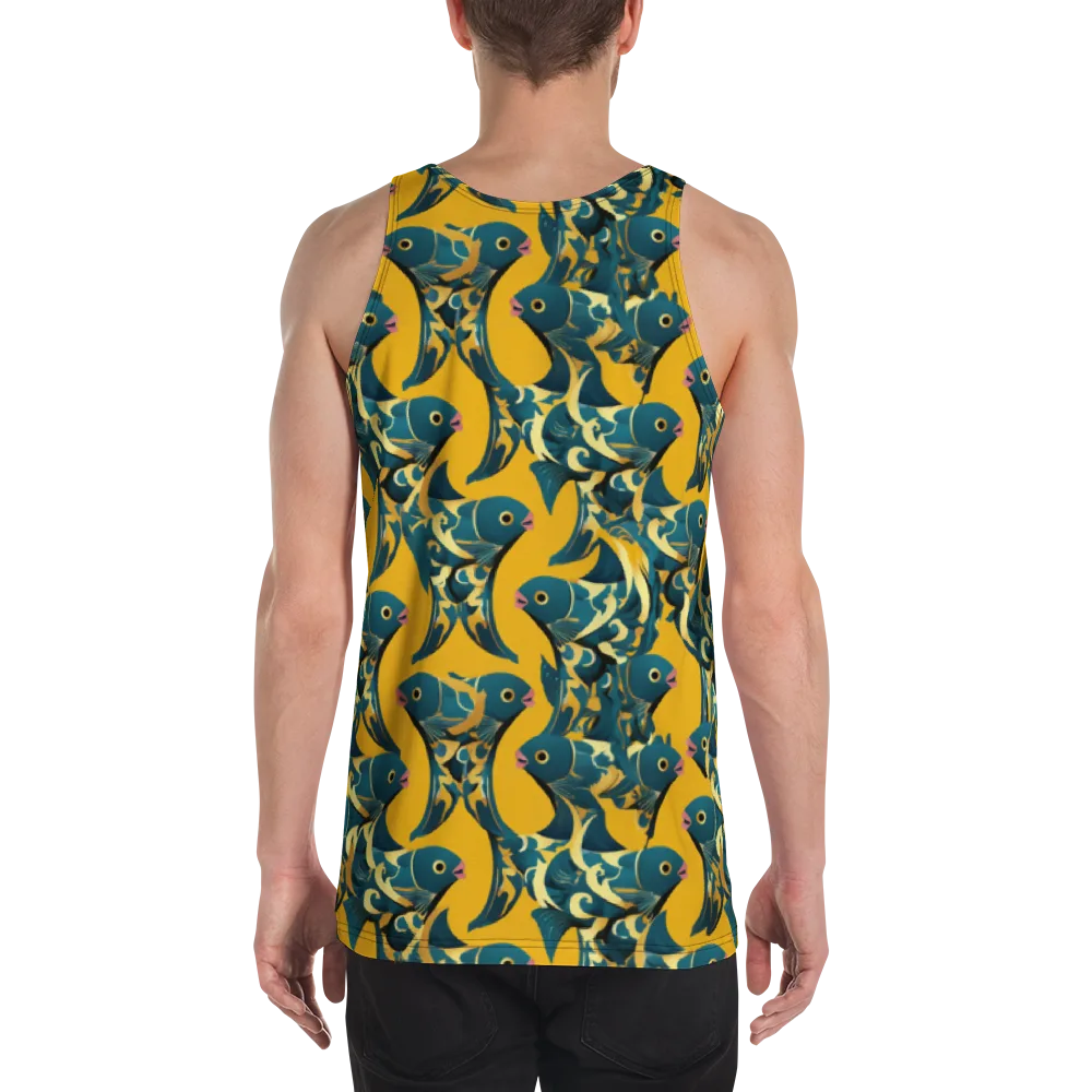 Canary Current on Men's Tank Top — Back