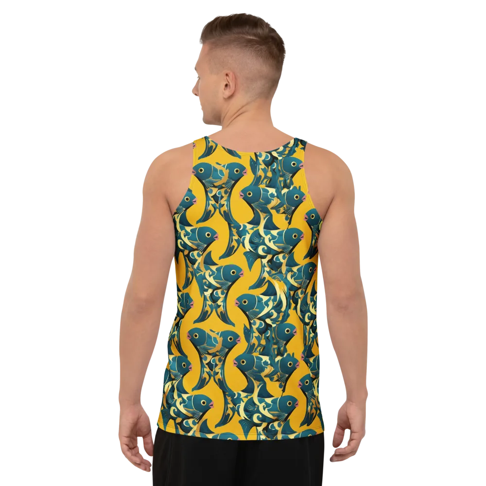 Canary Current on Men's Tank Top — Back