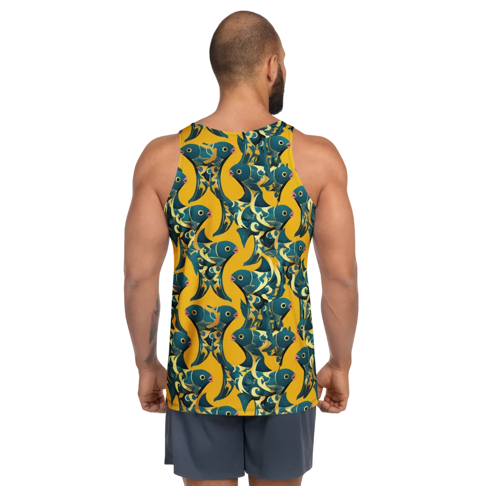 Canary Current on Men's Tank Top — Back