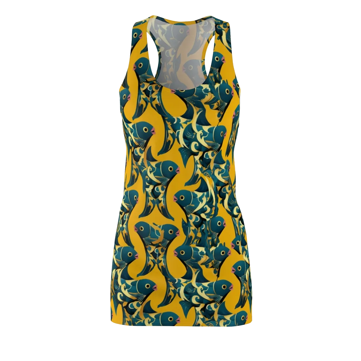 Canary Current on Racerback Dress — Front