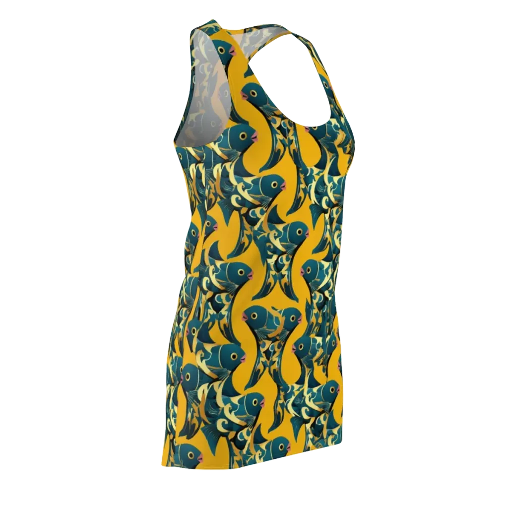 Canary Current on Racerback Dress — Front Side