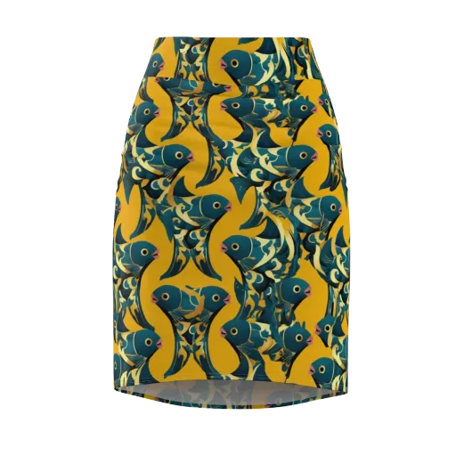 Canary Current on a Pencil Skirt