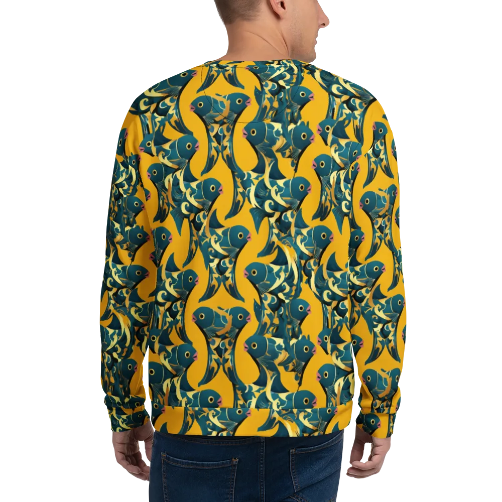 Canary Current on Sweatshirt — Back