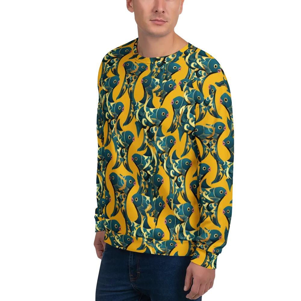 Canary Current on Sweatshirt — Left Front