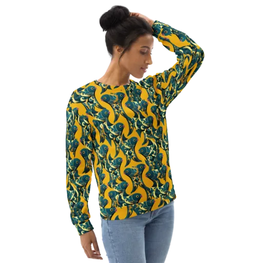Canary Current on a Sweatshirt