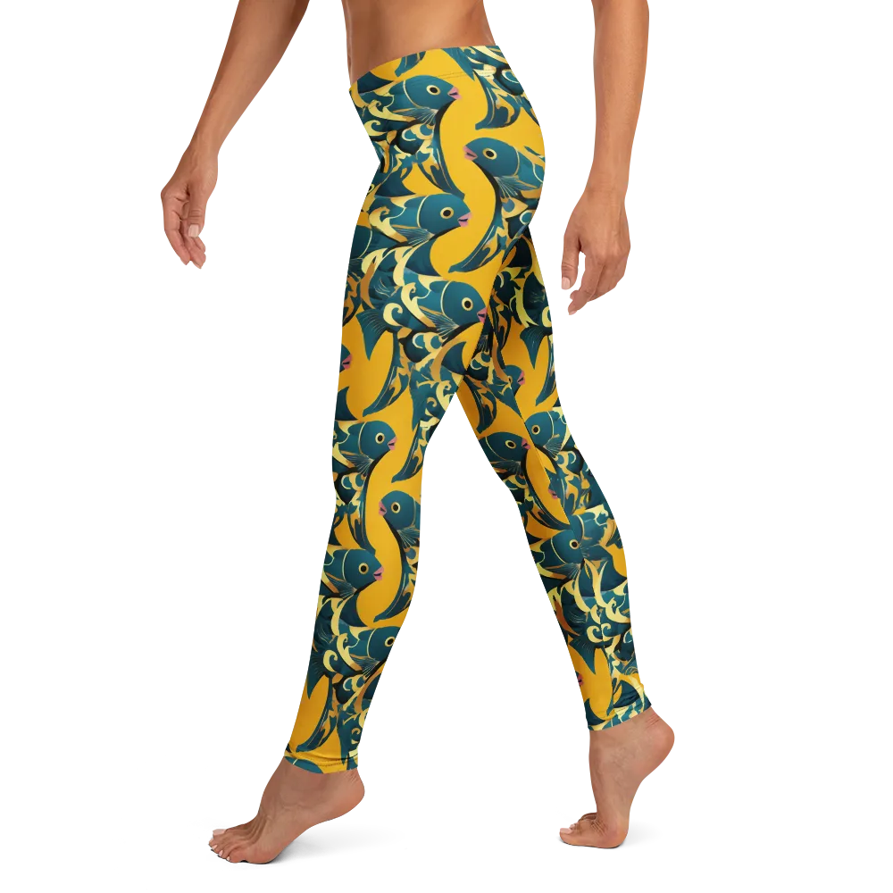 Canary Current on Leggings — Left