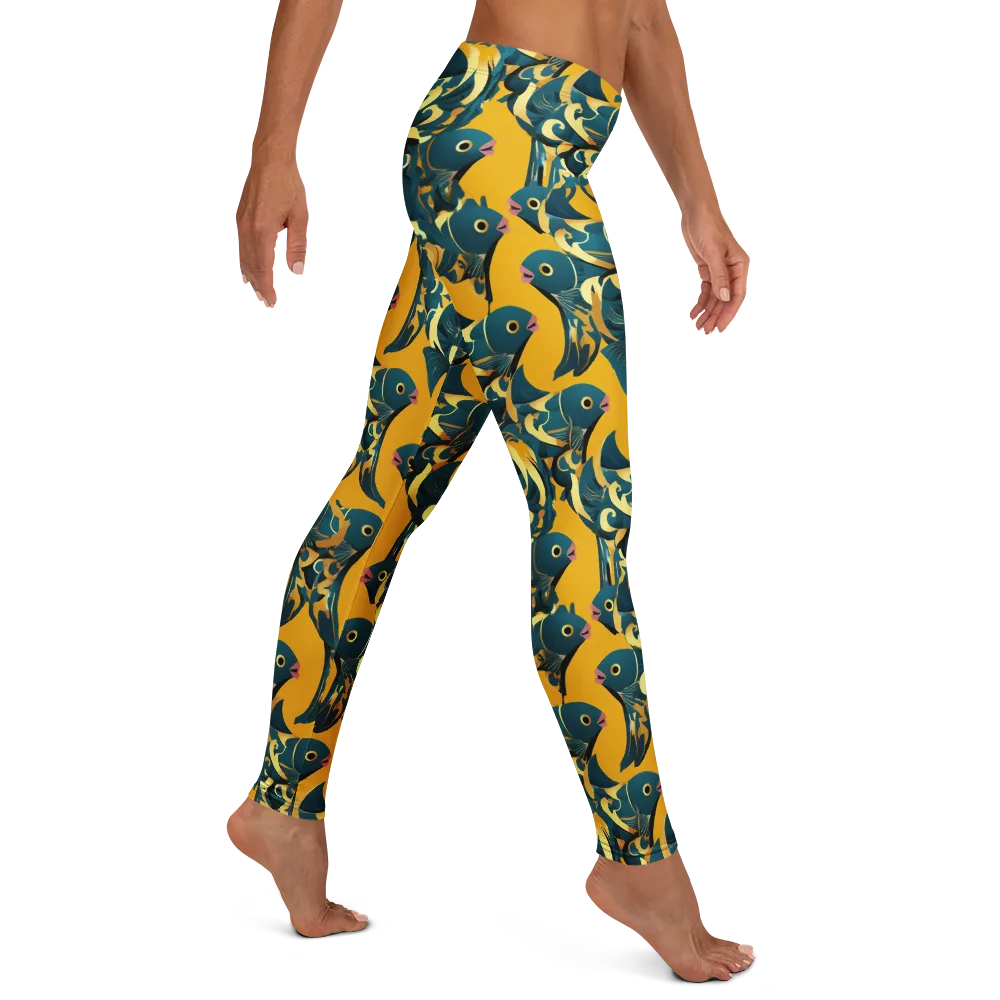 Canary Current on Leggings — Right