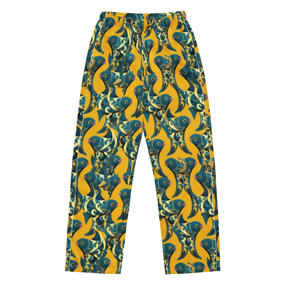 Canary Current on Women's Pajama Pants — Front