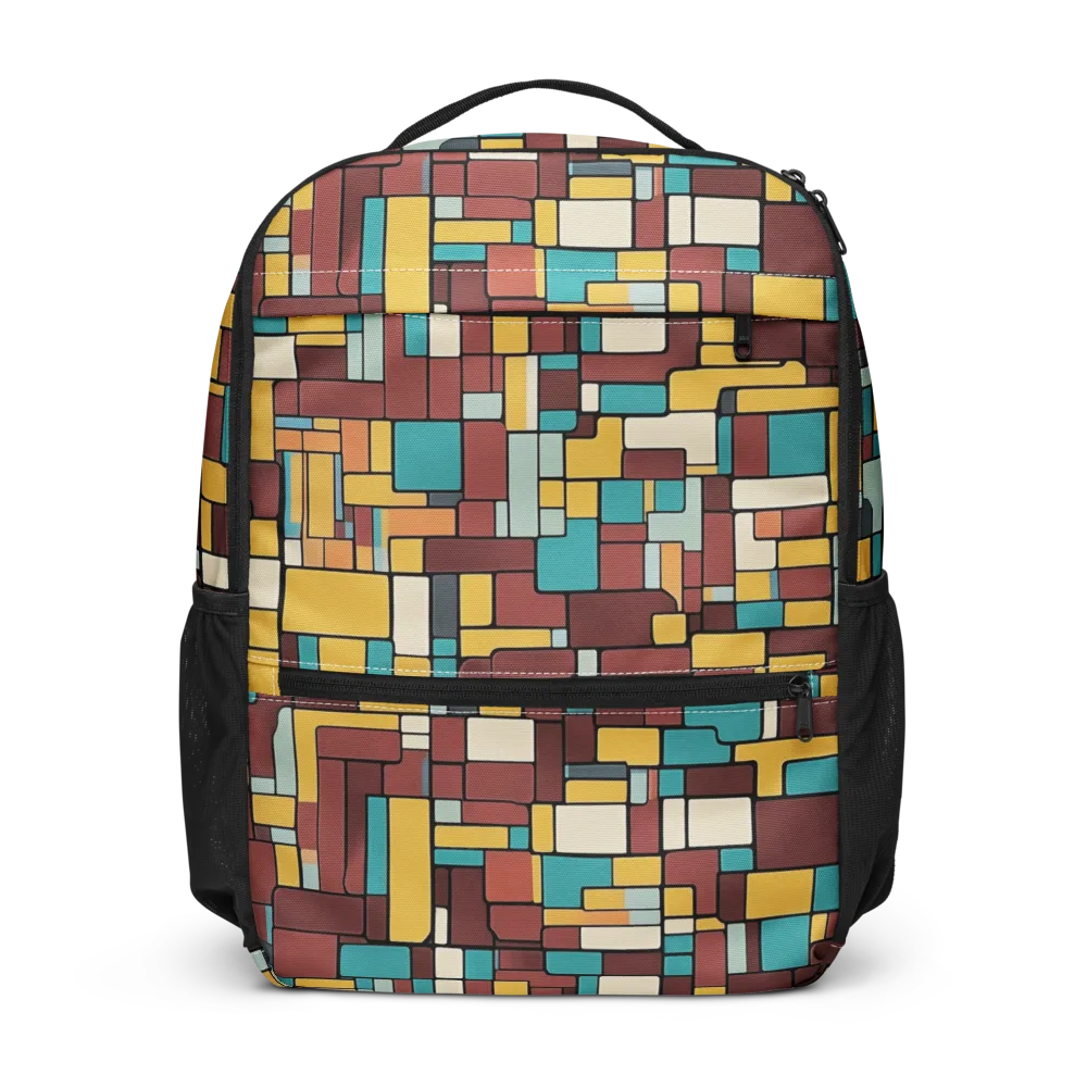 Bauhaus Block Party on Utility Backpack — Front