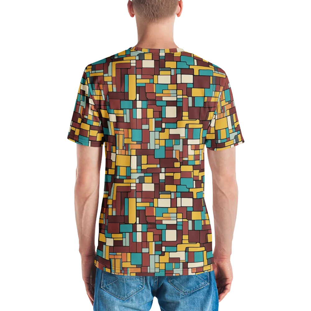 Bauhaus Block Party on Men's Crew Neck T-Shirt — Back