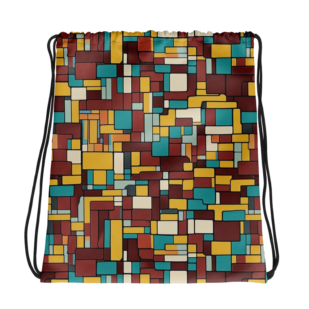 Bauhaus Block Party on Drawstring Bag — Photo