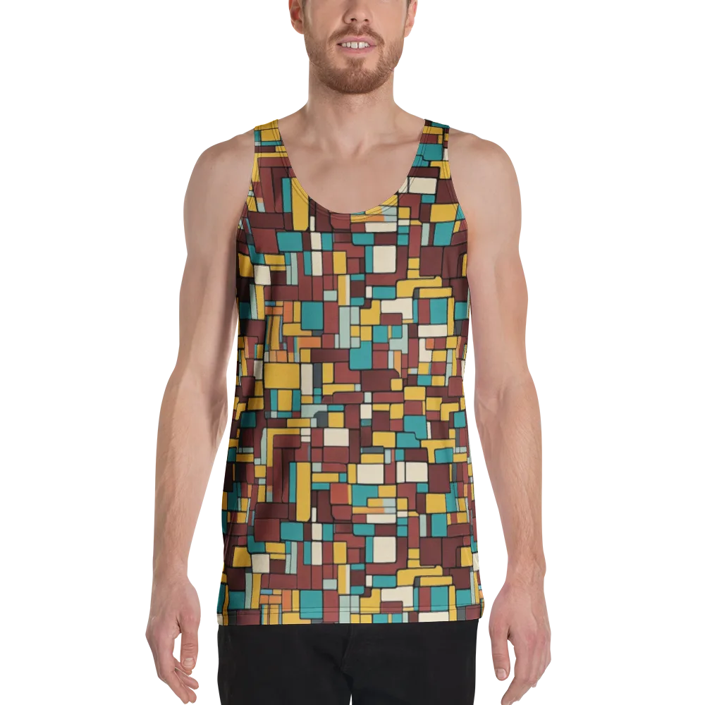 Bauhaus Block Party on Men's Tank Top — Front