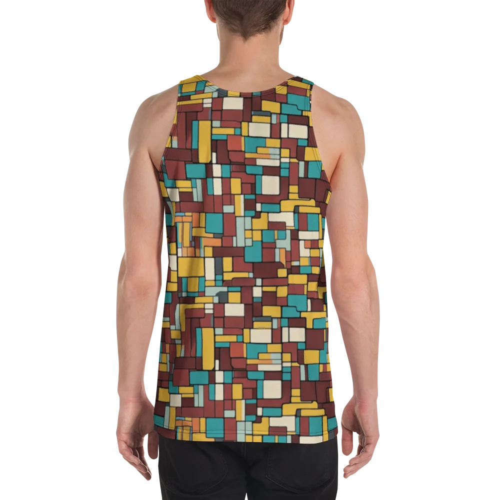 Bauhaus Block Party on Men's Tank Top — Back