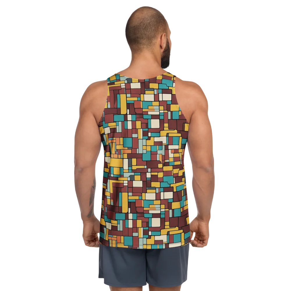 Bauhaus Block Party on Men's Tank Top — Back